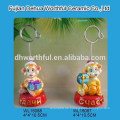 Affe Serie Weihnachten Haus Ornament mit Ball Figur